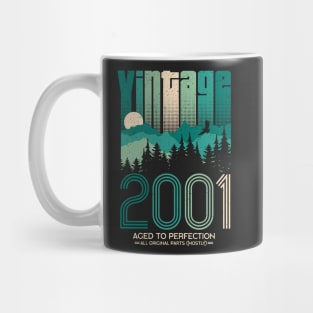 Vintage 2001 20th Birthday Twenty Years Gift Mug